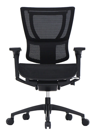 Homeroots Black Adjustable Swivel Mesh Rolling Office Chair Black Plastic 372371