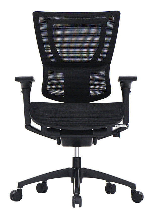 Homeroots Black Adjustable Swivel Mesh Rolling Office Chair Black Plastic 372371