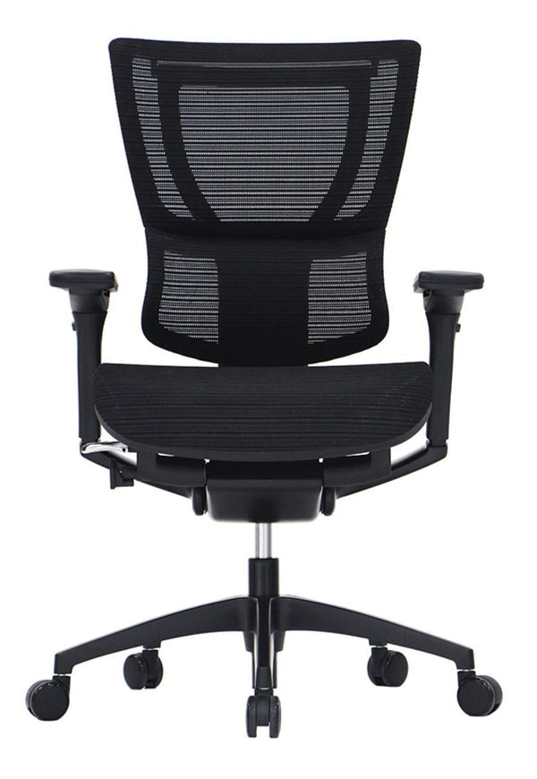 Homeroots Black Adjustable Swivel Mesh Rolling Office Chair Black Plastic 372371