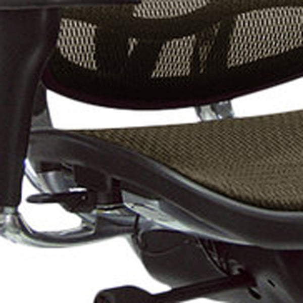 Homeroots Orange And Silver Adjustable Swivel Mesh Rolling Office Chair Orange Plastic 372399