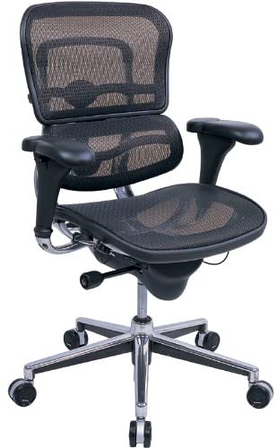 Homeroots Black And Silver Adjustable Swivel Mesh Rolling Office Chair Black Plastic 372402