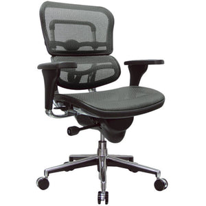Homeroots Gray And Silver Adjustable Swivel Mesh Rolling Office Chair Grey Plastic 372403