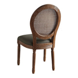 OSP Home Furnishings Stella Cane Back Chair Otter