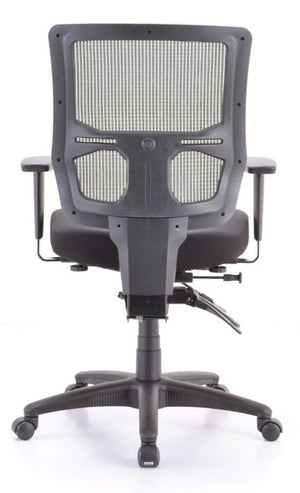 Homeroots Gray Adjustable Swivel Mesh Rolling Office Chair  Plastic 372410
