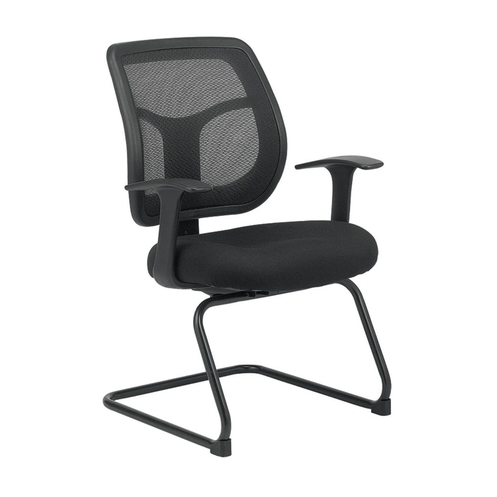 Homeroots Black Swivel Mesh Office Chair  Plastic 372424