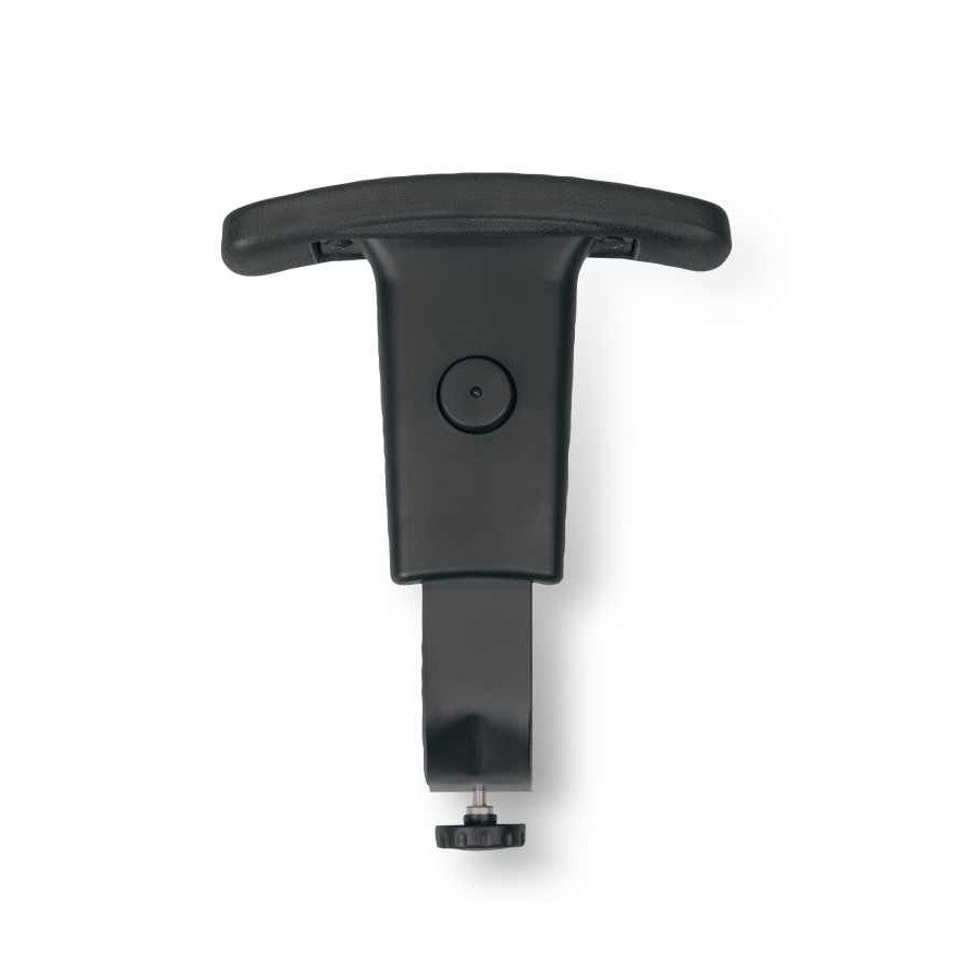 Homeroots Black Adjustable Armrests Chair Frame  Plastic 372434