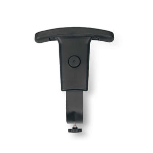 Homeroots Black Adjustable Armrests Chair Frame  Plastic 372434