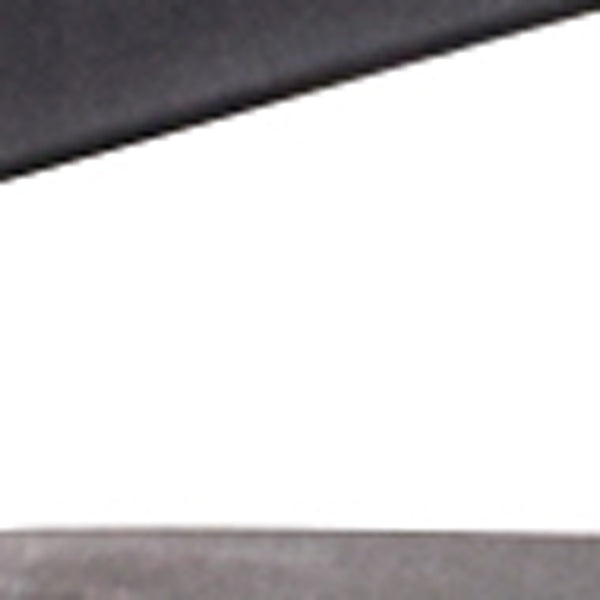 Homeroots Set Of Four Black And Silver Plastic Office Chair Black Plastic 372437