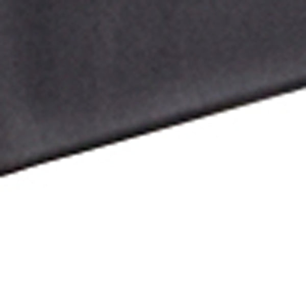 Homeroots Set Of Four Black And Silver Plastic Office Chair Black Plastic 372437