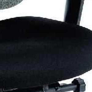 Homeroots Black Adjustable Swivel Mesh Rolling Office Chair Black Plastic 372458