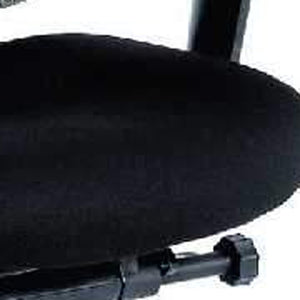 Homeroots Black Adjustable Swivel Mesh Rolling Office Chair Black Plastic 372458