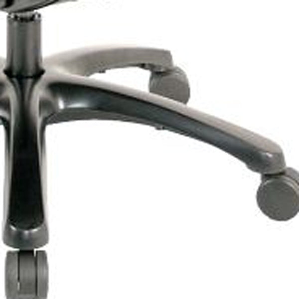 Homeroots Green And Black Adjustable Swivel Mesh Rolling Office Chair Green Plastic 372459