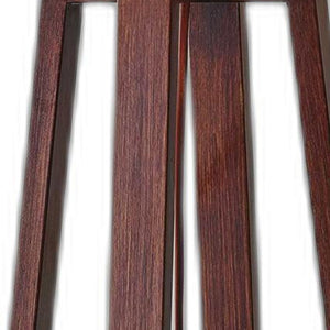 Homeroots Walnut Wood Finish Linen Fabric Shade Table Lamp   372468