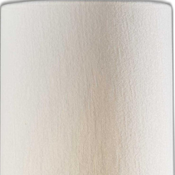 Homeroots 35" Brushed Steel Metal Teardrop Table Lamp   372482