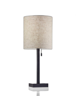 Homeroots Dark Bronze Metal Table Lamp Bronze  372489