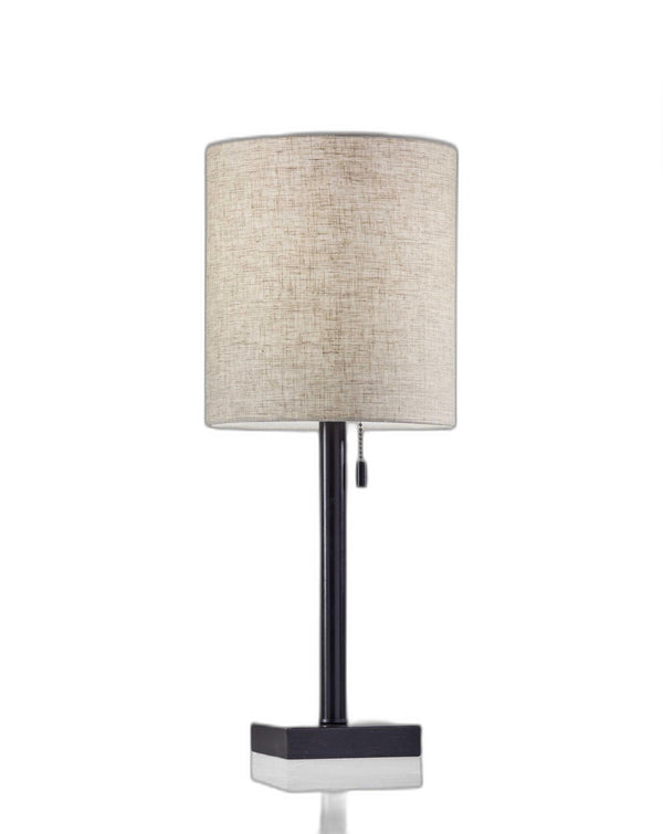 Homeroots Dark Bronze Metal Table Lamp Bronze  372489