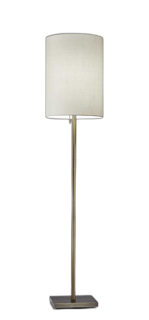 Homeroots Floor Lamp Classic Silhouette Brass Metal Brass Metal 372490