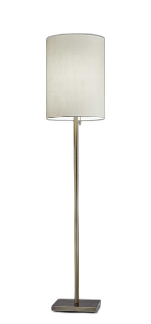 Homeroots Floor Lamp Classic Silhouette Brass Metal Brass Metal 372490