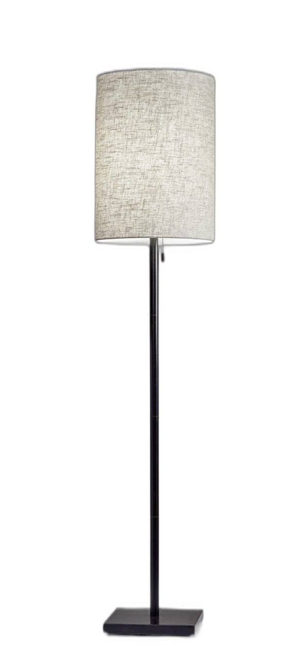 Homeroots Floor Lamp Classic Silhouette Dark Bronze Metal Bronze Metal 372492