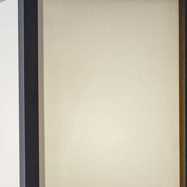 Homeroots 63" Solid Wood Column Floor Lamp With White Rectangular Shade  Solid Wood 372523