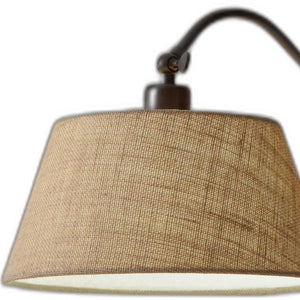 Homeroots Dark Bronze Metal Swing Arm Adjustable Table Lamp   372565