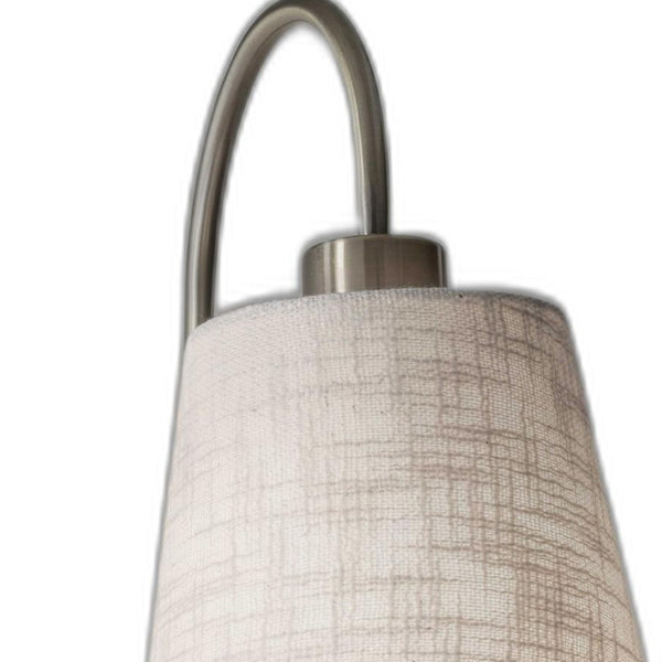 Homeroots Antique Brass And Black Metal Wall Lamp With Usb Charging Station Wood Shelf  Metal 372572