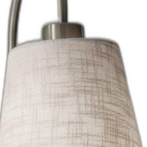 Homeroots Antique Brass And Black Metal Wall Lamp With Usb Charging Station Wood Shelf  Metal 372572