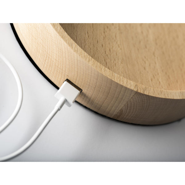 Homeroots 21" Natural Brown Metal Desk Table Lamp With White Shade   372573