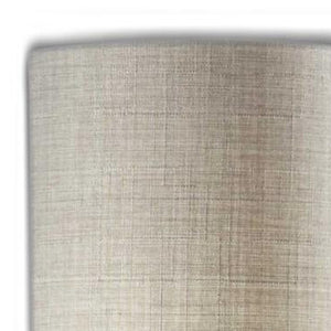 HomeRoots 70" Elegant Brass Two-Light Floor Lamp with White Drum Shade - Perfect for Living Rooms & Bedrooms 372593