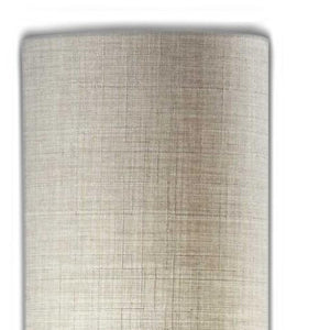 HomeRoots 70" Elegant Brass Two-Light Floor Lamp with White Drum Shade - Perfect for Living Rooms & Bedrooms 372593