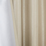 Madison Park Emilia Transitional Twist Tab Total Blackout Window Curtain Panel MP40-6369 Champagne