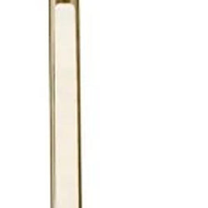 HomeRoots Minimalist Ambient Glow LED Floor Lamp - Elegant Black Marble Base with Dimmable Touch Control Brass 372616