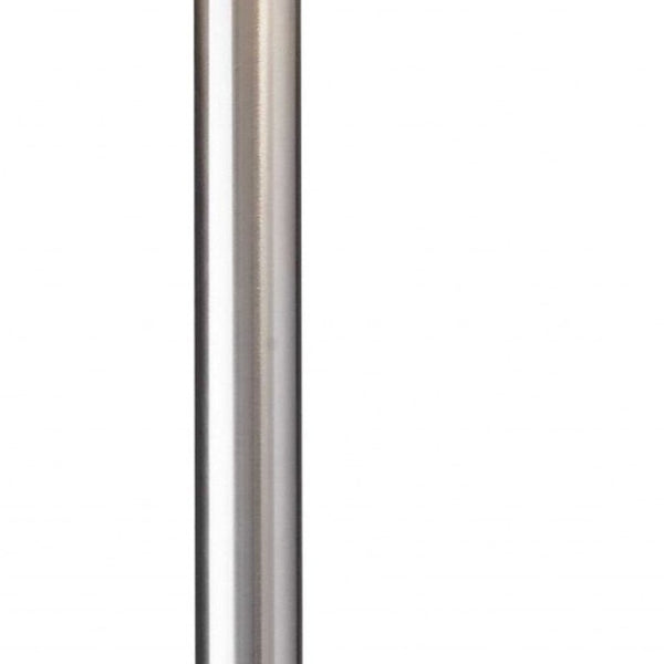 HomeRoots 61" Elegant Two-Light Floor Lamp with White Drum Shade for Cozy Living Room Ambiance & Style 372660