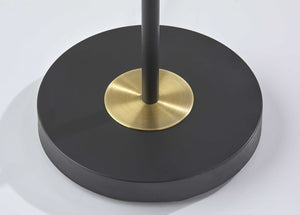 Homeroots 13.5"  X 13.5"  X 68" Black Metal Led Torchiere  Metal 372666