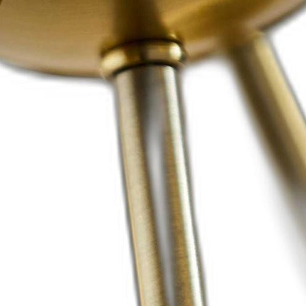 Homeroots 23" Black Metal Six Light Standard Table Lamp   372721