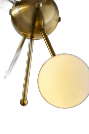 Homeroots 23" Black Metal Six Light Standard Table Lamp   372721