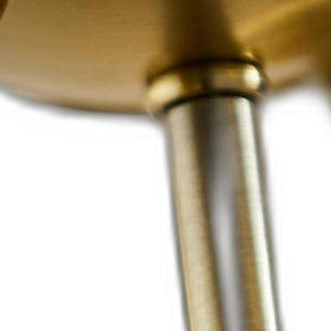 Homeroots 23" Black Metal Six Light Standard Table Lamp   372721