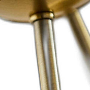 Homeroots 23" Black Metal Six Light Standard Table Lamp   372721