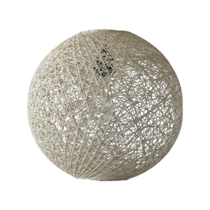 Homeroots 77" Antiqued Bronze Arched Floor Lamp With Groovy Beige Abstract Wicker Globe Shade  Metal 372727