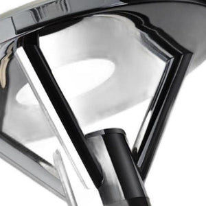 HomeRoots Frosted Glass Shade Torchiere in Brushed Steel - Modern Uplighting for Living Room & Office Decor 372732