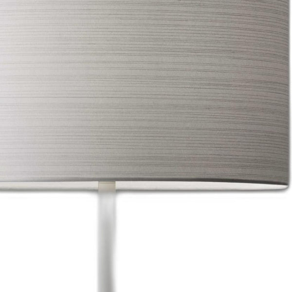 Homeroots White On White Metal Table Lamp White  372789