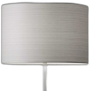 Homeroots White On White Metal Table Lamp White  372789
