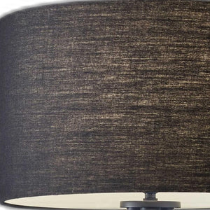 HomeRoots 60" Black Tripod Floor Lamp - Modern Industrial Design with Drum Shade for Ambient Room Lighting 372797
