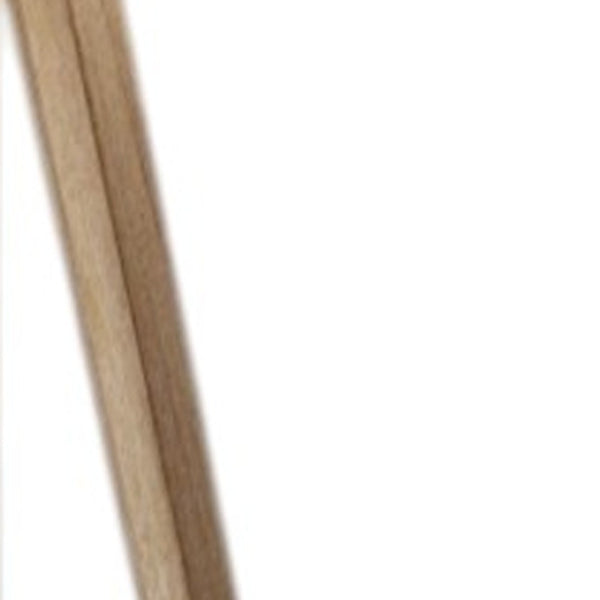 HomeRoots 62" Tripod Floor Lamp - Sleek Modern Design with Fabric Drum Shade for Ambient Home Illumination Natural 21" X 21" X 60.'25" 372804