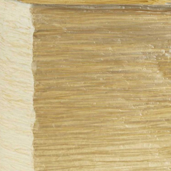 Homeroots Wildside Paper Shade With Natural Wood Table Lamp Natural  372819