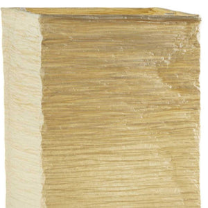 Homeroots Wildside Paper Shade With Natural Wood Table Lamp Natural  372819