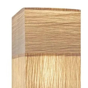 HomeRoots 72" Brown and Silver Column Floor Lamp with Beige Shade - Modern Design, Ambient Lighting & Easy Control 372824