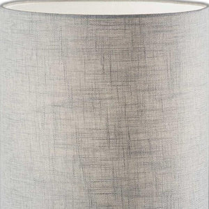 Homeroots Black Wood Circular Block Table Lamp Black  372828