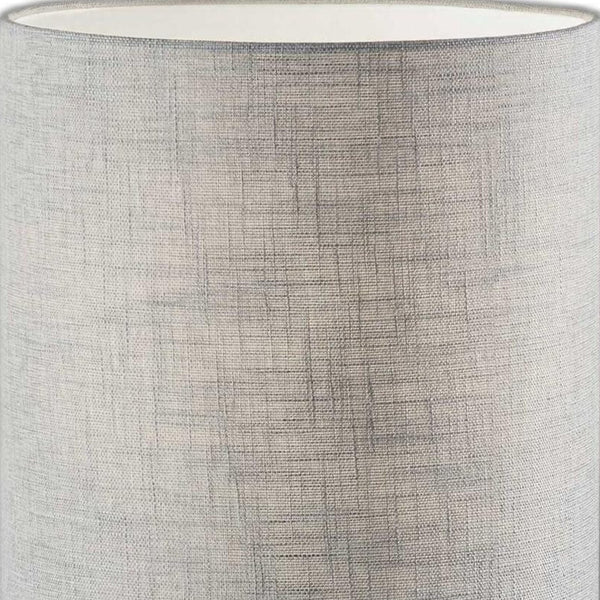 Homeroots Black Wood Circular Block Table Lamp Black  372828