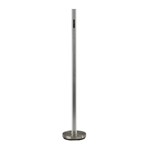 HomeRoots Silver LED Wall Light with Frosted Glass Diffuser - Modern Adjustable Illumination for Any Space 372844